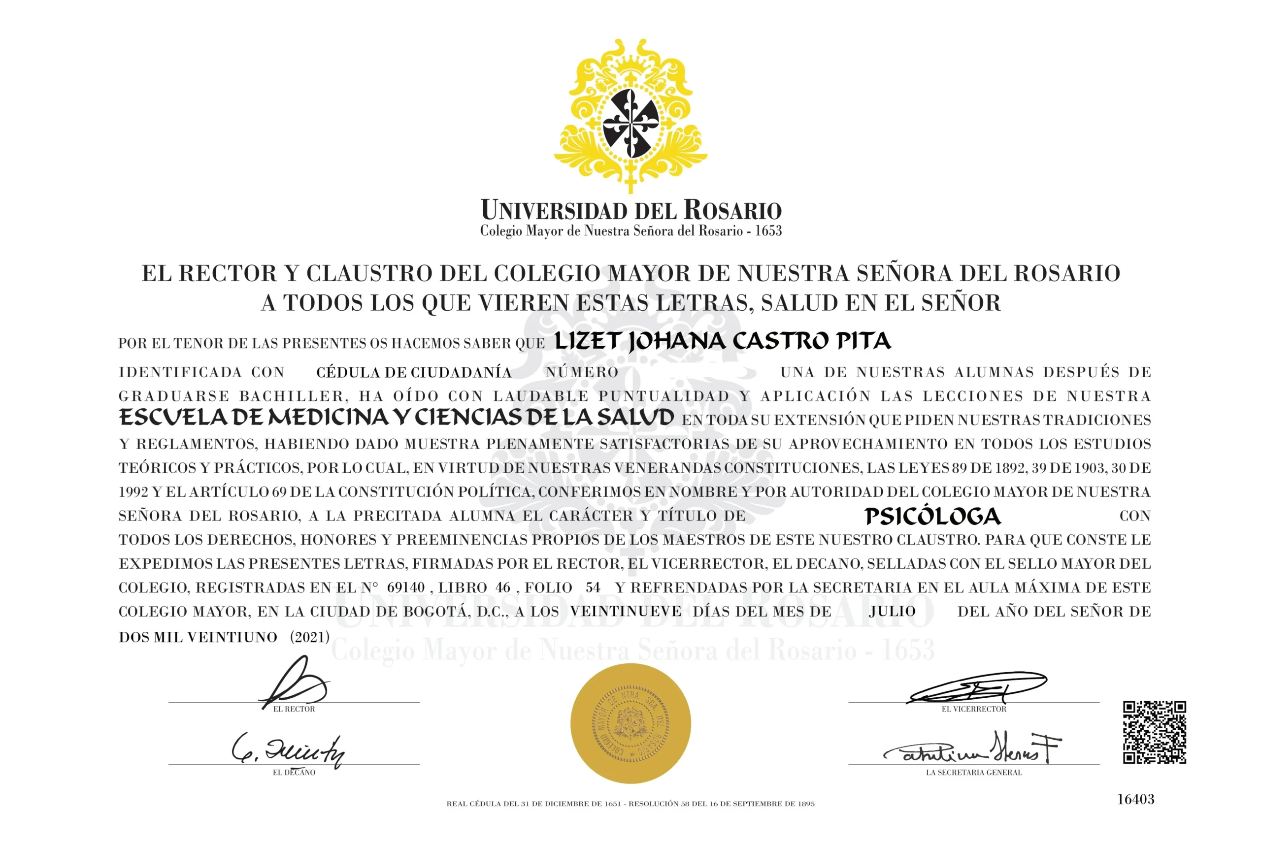 Psicóloga Clínica